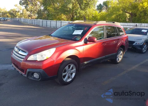 2013 Subaru Outback 2.5I Premium z USA, uszkodzony, nr VIN 4S4BRCCC4D3210042